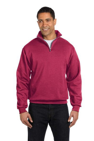 Gildan sweatshirt with zipper for men electric blue