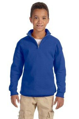 JERZEES 995YR - Nublend® Youth Quarter-Zip Cadet Collar Sweatshirt