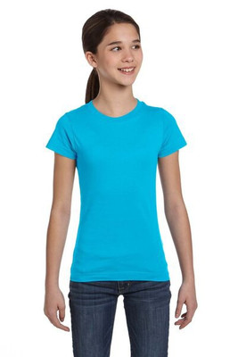 LAT 2616 - Girls' Fine Jersey Longer Length T-Shirt
