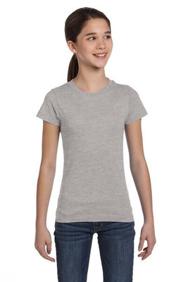 LAT 2616 - Girls' Fine Jersey Longer Length T-Shirt