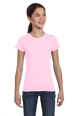 LAT 2616 - Girls Fine Jersey Longer Length T-Shirt