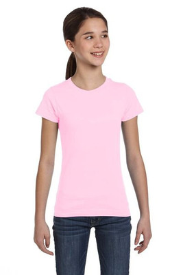 LAT 2616 - Girls' Fine Jersey Longer Length T-Shirt