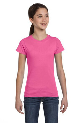LAT 2616 - Girls' Fine Jersey Longer Length T-Shirt