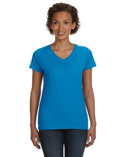 LAT 3507 - Ladies Fine Jersey V-NeckT-Shirt