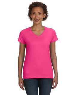 LAT 3507 - Ladies Fine Jersey V-NeckT-Shirt