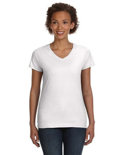 LAT 3507 - Ladies Fine Jersey V-NeckT-Shirt