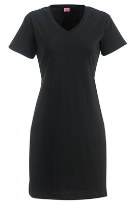 LAT 3522 - Ladies' Fine Jersey V-Neck Coverup