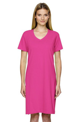 LAT 3522 - Ladies' Fine Jersey V-Neck Coverup