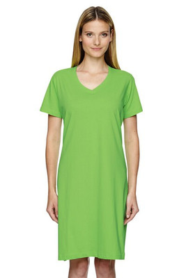 LAT 3522 - Ladies' Fine Jersey V-Neck Coverup
