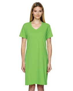 LAT 3522 - Ladies Fine Jersey V-Neck Coverup