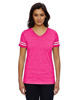 LAT 3537 - Ladies Vintage Football T-Shirt