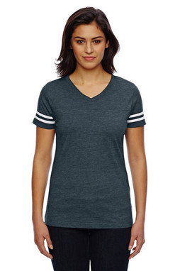 LAT 3537 - Ladies Vintage Football T-Shirt