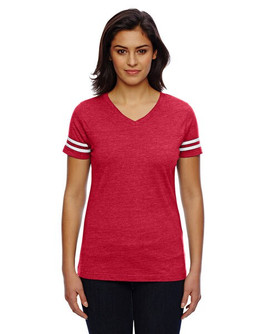 LAT 3537 - Ladies' Vintage Football T-Shirt