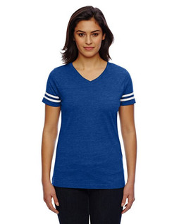 LAT 3537 - Ladies Vintage Football T-Shirt
