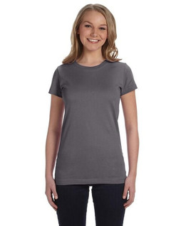 LAT 3616 - Junior Fit Fine Jersey Longer Length T-Shirt
