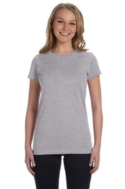 LAT 3616 - Junior Fit Fine Jersey Longer Length T-Shirt