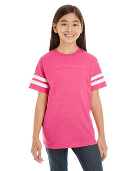 LAT 6137 - Youth Vintage Football T-Shirt