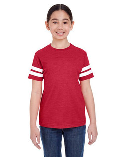 LAT 6137 - Youth Vintage Football T-Shirt