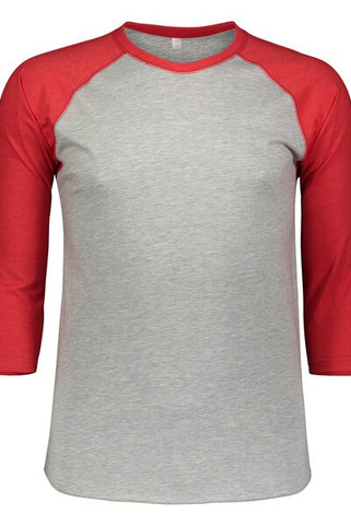 LAT 6930 - Remera vintage jersey de manga tres cuartos de beisbol