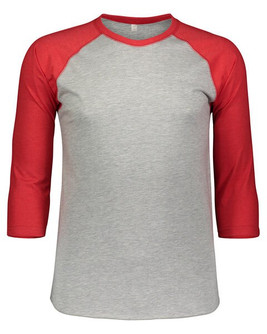 LAT 6930 - Remera vintage jersey de manga tres cuartos de beisbol