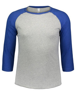 LAT 6930 - Remera vintage jersey de manga tres cuartos de beisbol