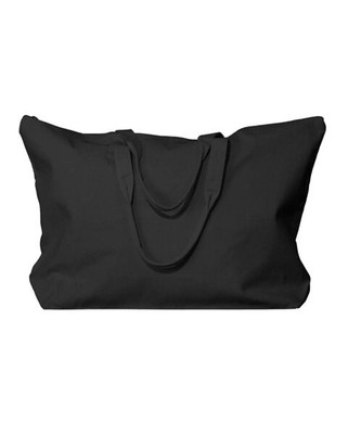 Liberty Bags 8863 - 10 Ounce Canvas Tote with Zipper Top Closure