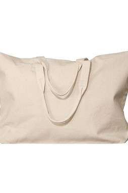 Liberty Bags 8863 - 10 Ounce Canvas Tote with Zipper Top Closure