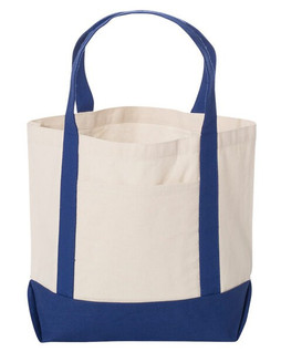 Liberty Bags 8867 - Seaside Small Cotton Canvas Boater Tote