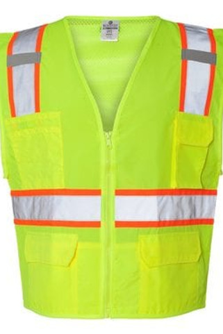 ML Kishigo 1163-1164 - Solid Front Vest with Mesh Back