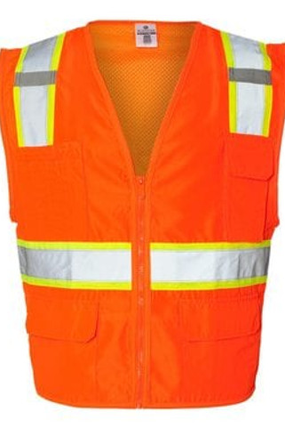 ML Kishigo 1163-1164 - Solid Front Vest with Mesh Back