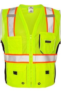 ML Kishigo 1513-1514 - Black Series Heavy Duty Vest