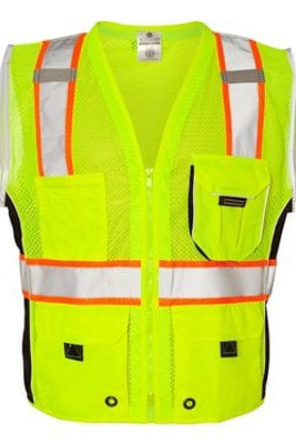 ML Kishigo 1513-1514 - Black Series Heavy Duty Vest