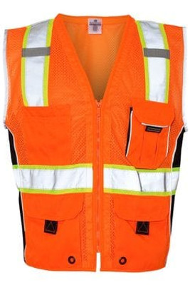 ML Kishigo 1513-1514 - Black Series Heavy Duty Vest