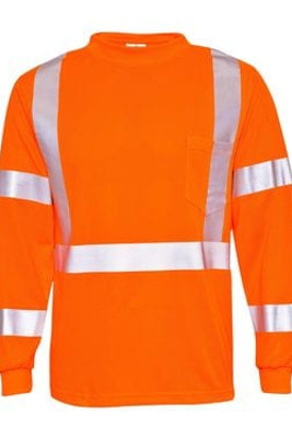 ML Kishigo 9145-9146 - Economy Series Class 3 Long Sleeve T-Shirt