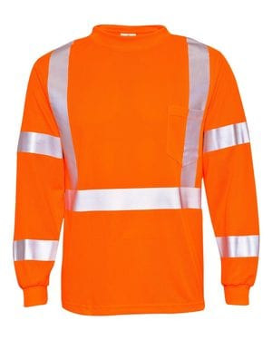 ML Kishigo 9145-9146 - Economy Series Class 3 Long Sleeve T-Shirt