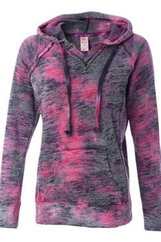 MV Sport W1162 - Courtney Burnout V-Notch Sweatshirt