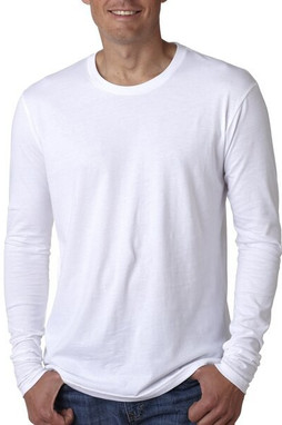 Next Level 3601 - Remera manga larga premium de cuello redondo 