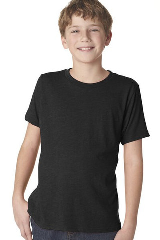 Next Level 6310 - Remera Triblend de cuello redondo para niños
