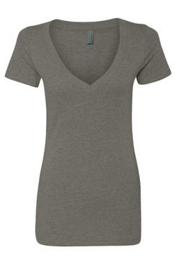 Next Level 6640 - Stylish Deep V-Neck Cotton Blend Tee