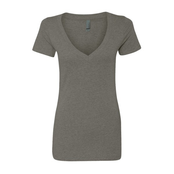 Next Level 6640 - Stylish Deep V-Neck Cotton Blend Tee