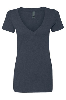 Next Level 6640 - Stylish Deep V-Neck Cotton Blend Tee