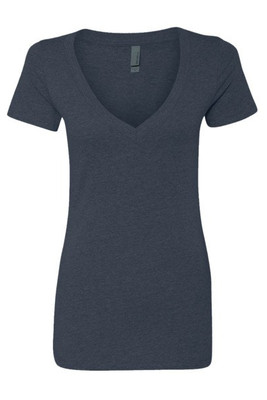 Next Level 6640 - Camiseta Escote Profundo de Algodón y Poliéster