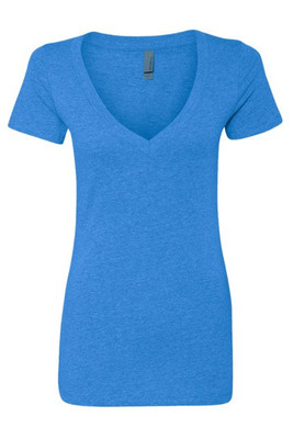Next Level 6640 - Stylish Deep V-Neck Cotton Blend Tee