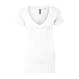 Next Level 6640 - Camiseta Escote Profundo de Algodón y Poliéster