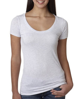 Next Level 6730 - Elegant Triblend Scoop Neck Tee for Women