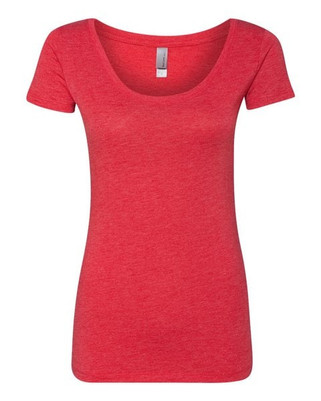 Next Level 6730 - Elegant Triblend Scoop Neck Tee for Women