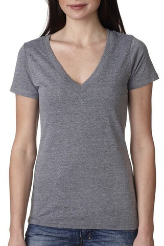 Next Level 6740 - T-Shirt Triblend Deep V