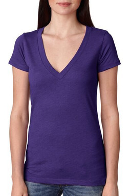 Next Level 6740 - T-Shirt Triblend Deep V