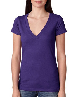 Next Level 6740 - T-Shirt Triblend Deep V
