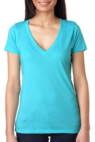 Next Level 6740 - Ultimate Comfort Triblend V-Neck Tee for Women